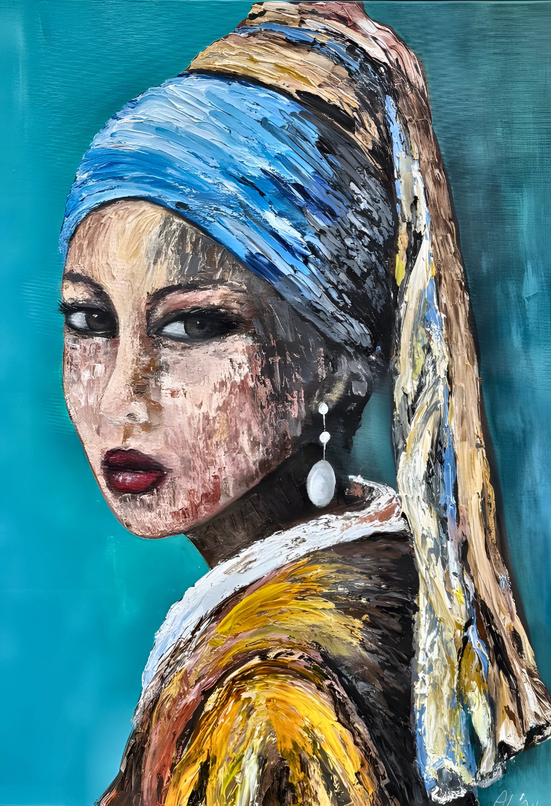 Die Perle — freie Interpretation des Perlenmotivs von Andrea Lerch